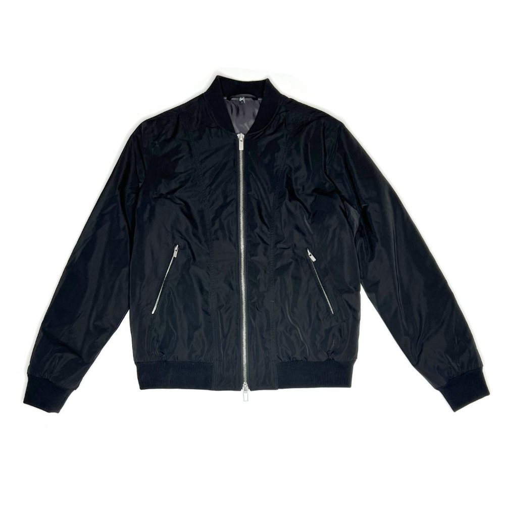BLK DNM Men's Black Bomber Jacket - Size: Medium